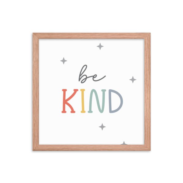 Be Kind Framed poster - Image 8