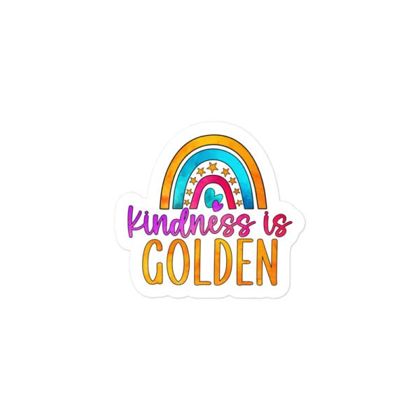 Kindness Is Golden Bubble-Free Stickers - Image 2