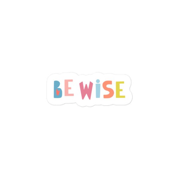 Be Wise Bubble-free stickers - Image 2