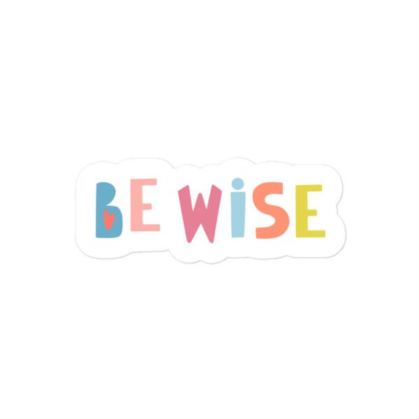 Be Wise Bubble-free stickers - Image 3