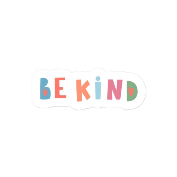 Be Kind Bubble-free stickers - Image 2