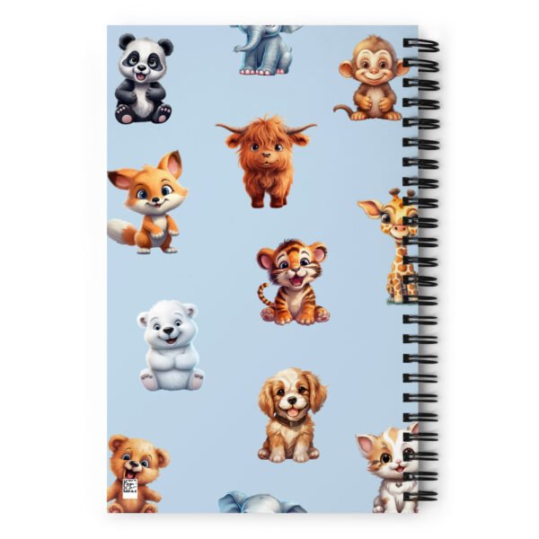 Blue Animal Spiral notebook - Image 2