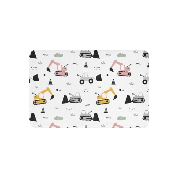 Construction Machinery Kids Boys Girls Sherpa blanket