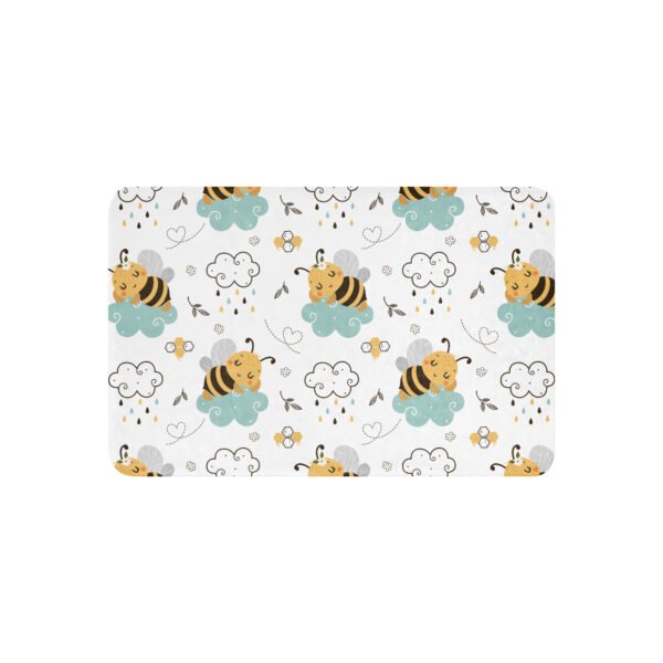Sleepy Bumblebee Sherpa blanket
