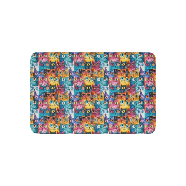 Colorful Abstract Cats Sherpa blanket