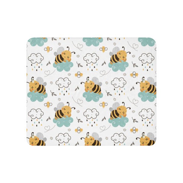 Sleepy Bumblebee Sherpa blanket - Image 3