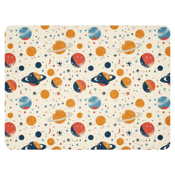 Galaxy Kids Boys Girls Sherpa blanket - Image 5