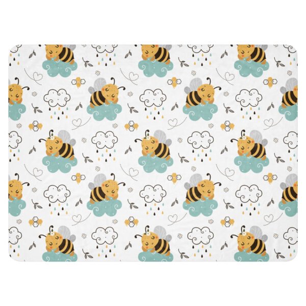 Sleepy Bumblebee Sherpa blanket - Image 5